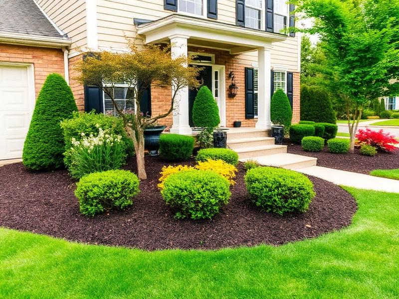 Front yard transformation & beds
